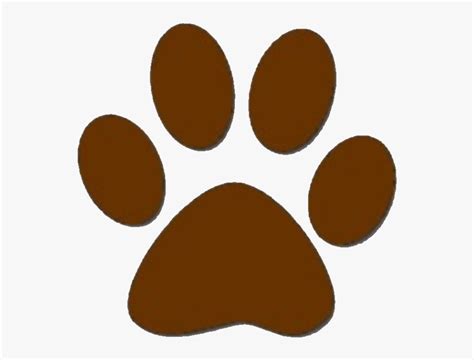 Brown Dog Paw Print Clipart Free To Use Clip Art Resource Brown Paw