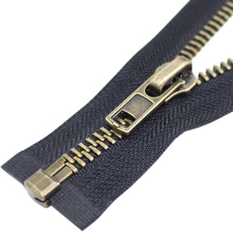 Yahoga 8 28 Inch Anitique Brass Separating Jacket Zipper Y