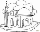 Coloring Mosque Minaret Getdrawings Getcolorings sketch template