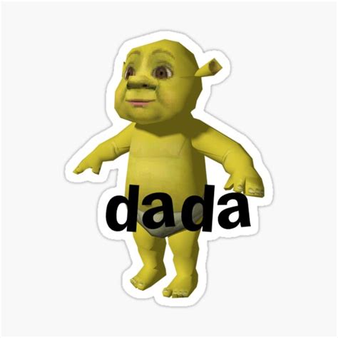Baby Shrek Sticker For Sale By Ryanmcdad Redbubble