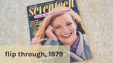 Seventeen Magazine August 1979 Full Vintage Flip Through Back To