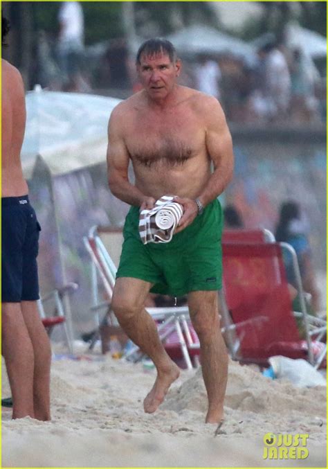 Harrison Ford Shirtless Beach Guy In Rio Photo 2816022 Calista
