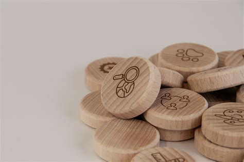 Wooden Good Job Badges Set Waldorf And Montessori Toy 25 Piece