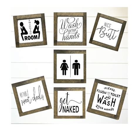 Bathroom D Cor Bathroom Nice Butt Funny Bathroom Signs Bathroom Signs