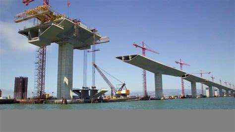 The Skyway Under Construction Bridge Structure Bridge Construction