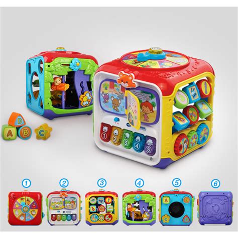 Can you figure out the lotus box? Shapes & Colours - Vtech Fun Cube Children's Puzzle Game ...