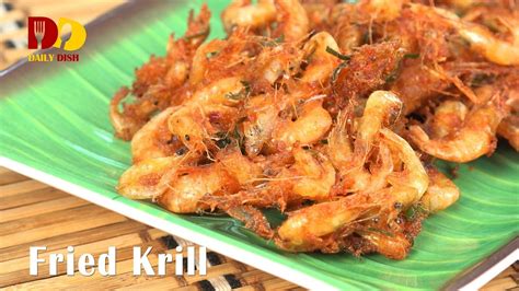 Fried Krill Thai Food Goong Foy Tod กุ้งฝอยทอด Youtube
