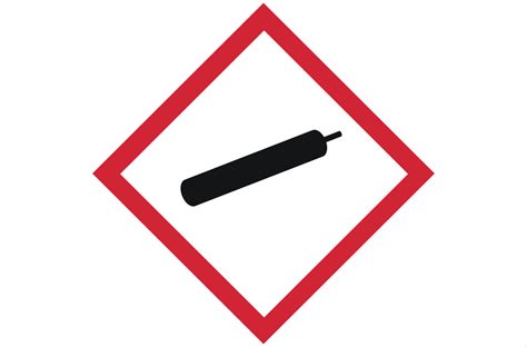 Compressed Gas Sign Ghs Ghs Pictograms Globally Harmonized System