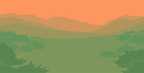 Sunlit Mountainside Mspaint Background Large By Birritan On Deviantart