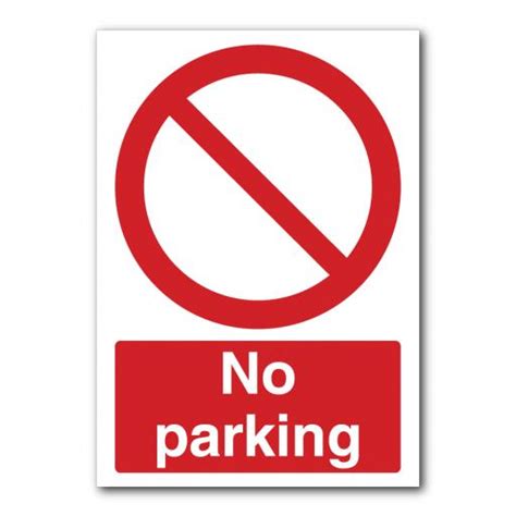 No Parking Sign Puffin Plastics