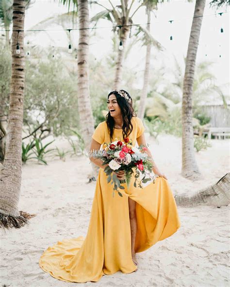 Elopement dresses guide + cheap wedding dress options for elopements. 27 Stunning Beach Wedding Dresses | Martha Stewart Weddings