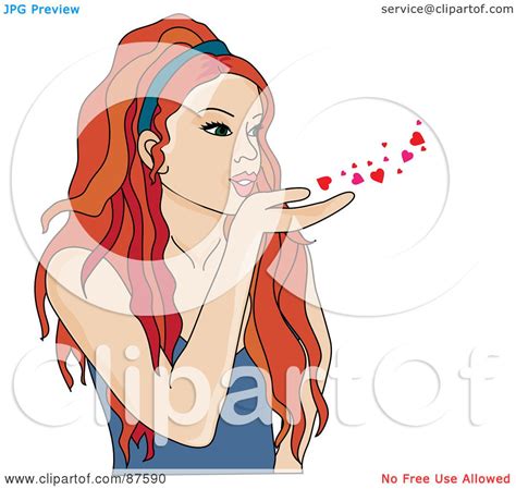 Royalty Free Rf Clipart Illustration Of A Beautiful Red