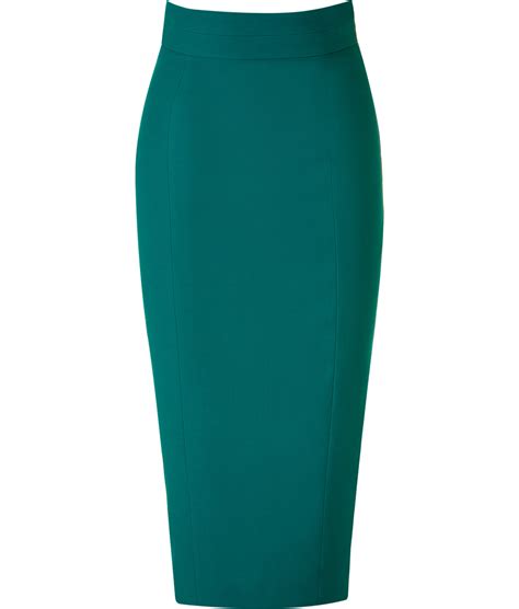 Emerald Green High Waist Pencil Skirt Elizabeth S Custom Skirts