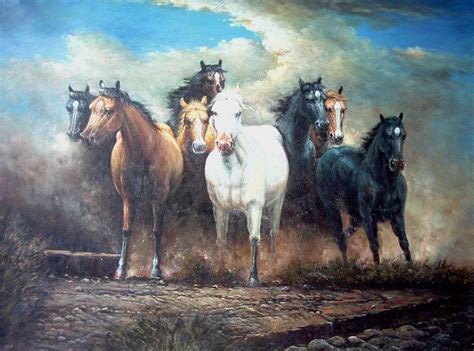 china horse oil painting china horse oil painting realism oil painting