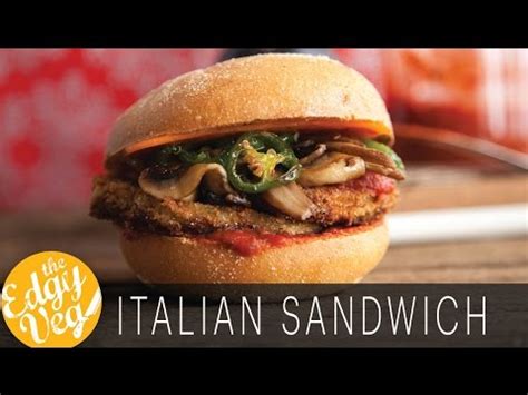 Vegan Italian Sandwich Italian Eggplant Sandwich Recipe The Edgy
