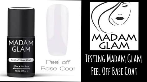 Testing Madam Glam Gel Peel Off Base Coat 30 Discount Code Manisha30 Youtube