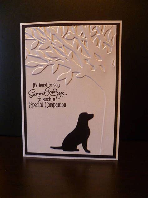 With a sympathy card for pets you can show your friends you care and write them a little note or memory card about their lost loved pet showing you care. Handmade Dog Sympathy Card, Labrador Sympathy Card, Black ...