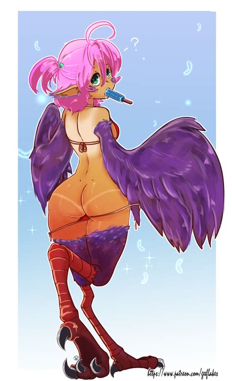 Patreon Pin Up Harpy By Geeflakes Hentai Foundry