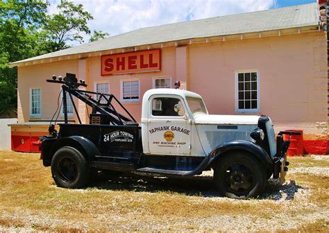 Vintage Tow Truck Door