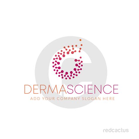 Derma Science Logo Red Cactus