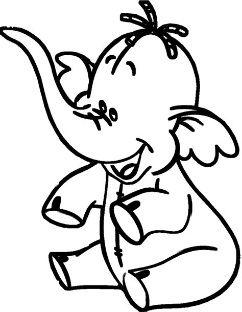 Free printable & coloring pages. Elephant Coloring Pages for kids printable for free