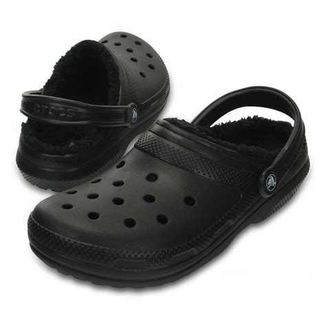 Crocs Crocs Classic Lined Black Black Ux3 203591 060 Unisex Shoes