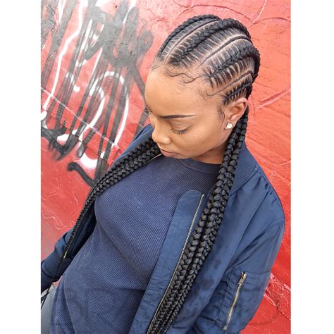 Feed-In Braids image by Braided | Feed in braid, Cornrow ...