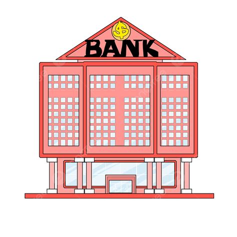 Bank Building Clipart Transparent Background Bank Clipart Cartoon