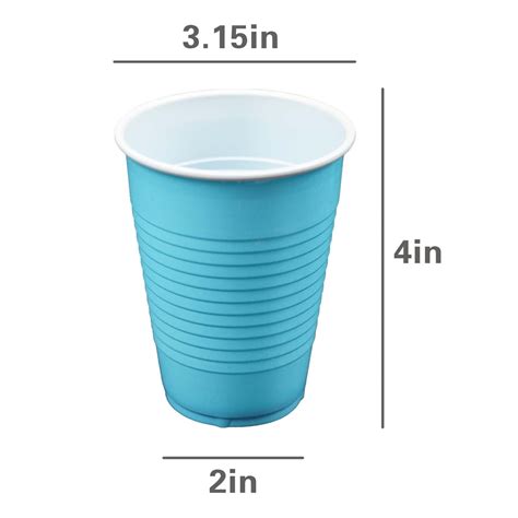 Disposable Party Plastic Cups 12 Oz Assorted Colors Drinking Cups Set