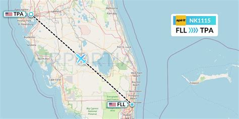 Nk1115 Flight Status Spirit Airlines Fort Lauderdale To Tampa Nks1115