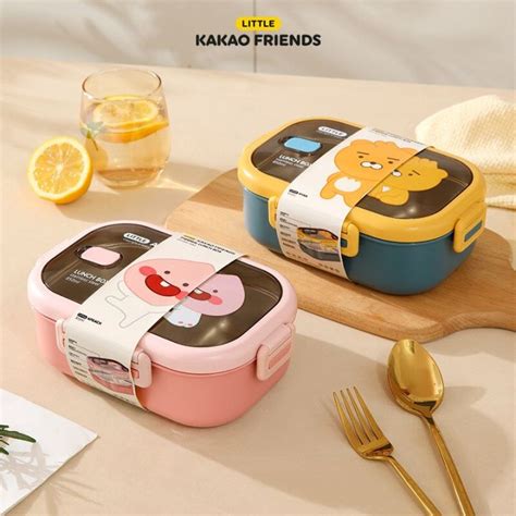 Kakao Friends Kawaii Cartoon Insulation Lunch Box 304 Stainless Steel