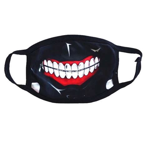 Máscara Proteção Tokyo Ghoul Kaneki Ken Cosplay Shopee Brasil