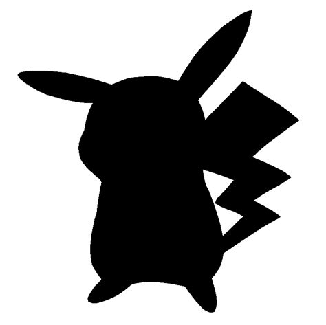 Pikachu Clipart Monochrome Pikachu Monochrome Transparent Free For