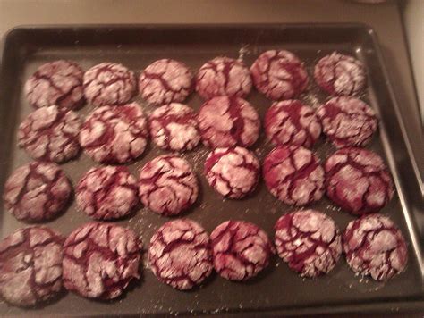 When you visit our website, we store cookies on your browser to collect information. Red Velvet Crinkle Cookies made from Duncan Hines Red Velvet Cake Mix | Food, Cooking recipes ...