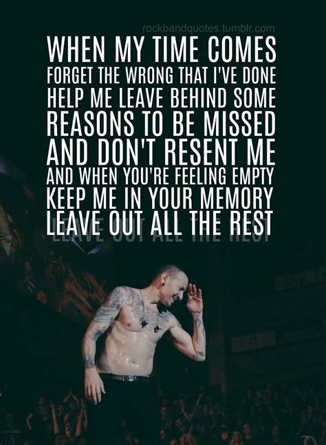 Linkin Park Leave Out All The Rest Letra Jujarules