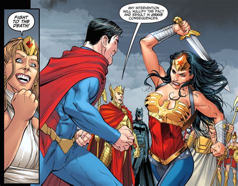 Superman VS Wonder Woman Injustice Gods Among Us Comicnewbies