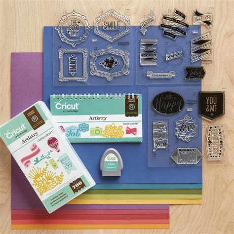 Cricut has included a basic sample pack to get you started with your first project. My Cricut Craft Room