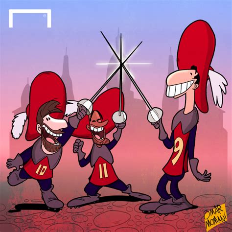 How did mickey convince donald to join the three musketeers? Omar Momani cartoons: MSN the Three Musketeers!