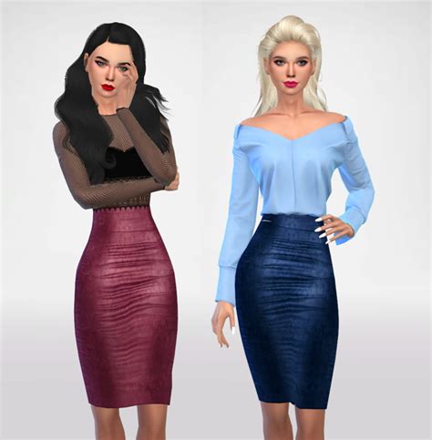 Sims 4 Cc Finds Sims 4 Skirts Snootysims Gambaran