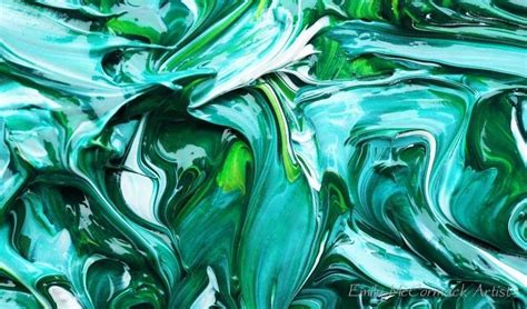 Lets Look At Green Oil Paint Emily Mccormack Artist