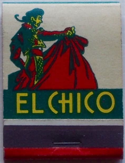 El Chico Feature Matchbook To Order Your Business Own Branded Logo