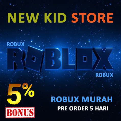 Jual 100 500 Robux Murah Promo Bonus Shopee Indonesia