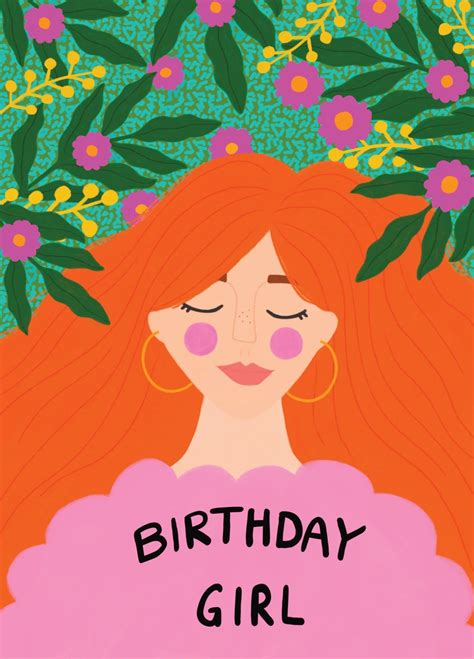 Birthday Girl Card Scribbler