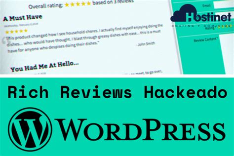 If you have reviews and ratings, google can display rich snippets of their information. Plugin Rich Reviews Hackeado - WordPress
