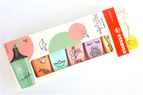 6 Mini Pastel Stabilo Boss Highlighters Pastel Pens Etsy