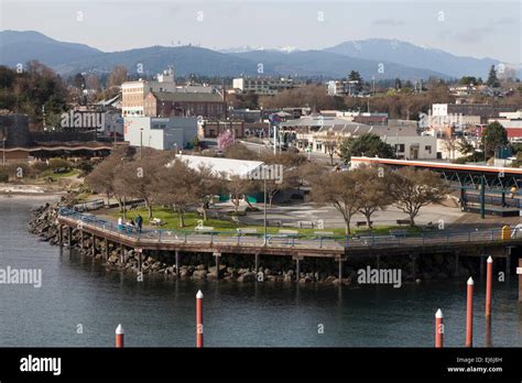 Port Angeles City Pier Port Angeles Clallam County Washington Usa