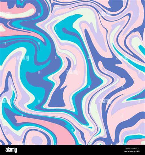 Vector Marble Background In Pastel Colors Multi Colored Fluid Texture