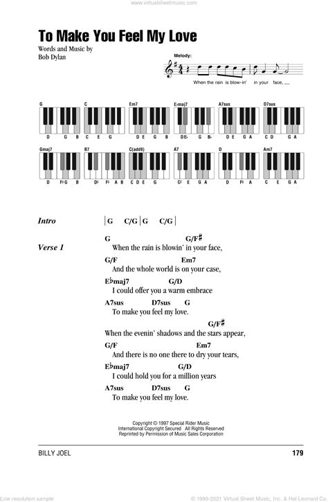 Guitar Chords For To Make You Feel My Love