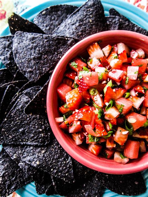Watermelon Strawberry Salsa Fresh And Natural Foods Strawberry