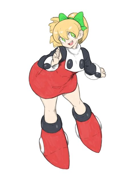 ロールちゃんロックマン 「やっぱロールちゃんだよね 」としのしんのイラスト